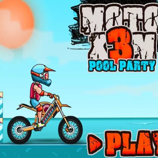 Moto XM: Extreme Bike Stunts and Pool Party Fun